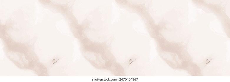 Light Marble Pattern. Beige Marble Watercolor. White Water Color Splash Floor. White Rock Stone. Fluid Vector Pattern. Beige Alcohol Ink Background. Tonal Seamless Background. Modern Seamless Painting