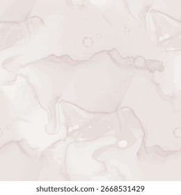 Patrón de mármol ligero. Pintura de Rock marrón. Fondo de degradado beige. Piedra de salpicadura de color de agua crema. Acuarela de mármol crema. Grunge pastel pálido. Acuarela de tinta de alcohol ligero. Pintura Abstractas de Vector