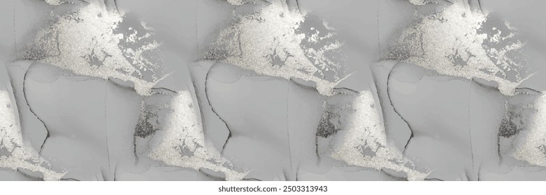 Light Marble Pattern. Fluid Elegant Pattern. White Abstract Background. Modern Seamless Template. White Marble Watercolor. Grey Tile Paint. Grey Alcohol Ink Marble Slate. Light Water Color Watercolor.