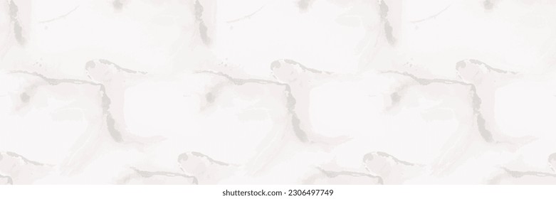 Light Marble Pattern. White Rock Stone. Light Seamless Watercolor. Modern Abstract Template. Grey Vector Granite. Grey Marble Background. Grey Water Color Marble Paint. White Alcohol Ink Watercolor.