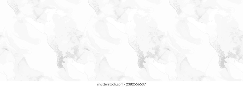 Light Marble Pattern. White Water Color Marble Floor. Light Elegant Splash. Modern Seamless Painting. Light Seamless Background. Grey Marble Watercolor. White Rock Stone. Grey Alcohol Ink Watercolor.