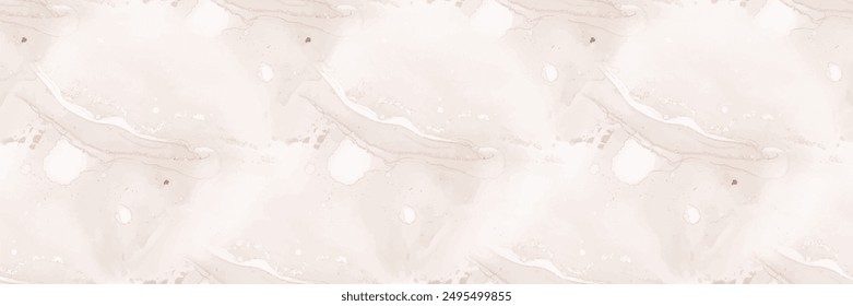 Light Marble Texture. Beige Yellow Texture. White Gradient Watercolor. White Tile Paint. Beige Water Color Background. Beige Marble Background. Light Alcohol Ink Repeat Wall. Vector Seamless Template