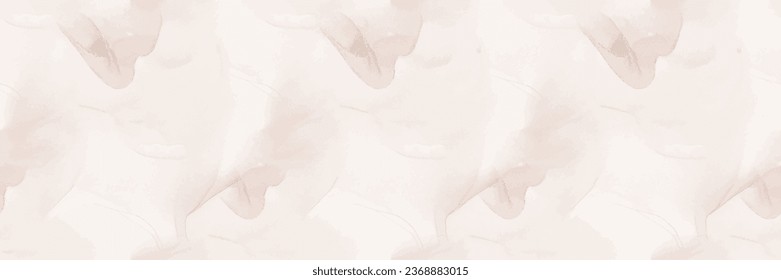 Light Marble Texture. White Rock Paint. Beige Marble Watercolor. Beige Seamless Background. White Water Color Repeat Stone. Light Alcohol Ink Background. Pale Vector Granite. Modern Seamless Painting