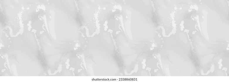 Textura de mármol claro. Piedra de mármol de color de agua blanca. Plantilla moderna sin inconvenientes. Cerámica Fluid Elegante. Acuarela De Abstracto Ligero. Fondo De Mármol Gris. Pintura de Rock Blanco. Color gris de tinta de alcohol.