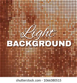 Light metallic mosaic background. Vector for your design.