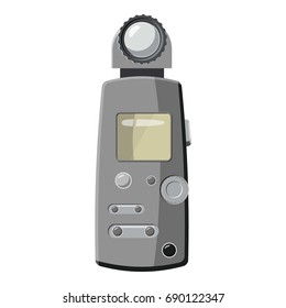 Light meter icon. Cartoon illustration of light meter vector icon for web design