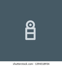 Light Meter vector icon. Light Meter concept stroke symbol design. Thin graphic elements vector illustration, outline pattern for your web site design, logo, UI. EPS 10.