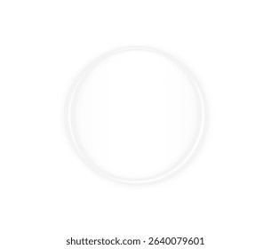 Light, minimal, circle, white, design blend with glowing moon halo and dark porcelain elements. PNG overlay with light, minimal, circle, white, design. Transparent PNG for mystical visuals.