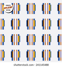 Light minimalistic 8 bit background.. Seamless pattern.