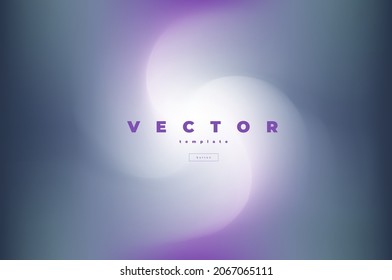 Light minimalistic vector blurred design with white and purple and gray colores