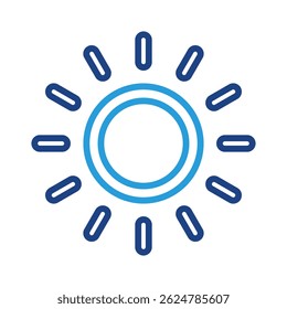 Light Mode Icon Element For Design