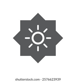 Light Mode logo icon isolated