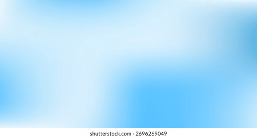 Helle moderne blaue unscharfe Textur mit einem glatten Farbverlauf-Effekt. Abstrakte Illustration in einer weichen unscharfen abstrakten
