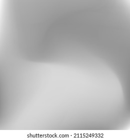 Light Monochromatic Silver Sky Blurry Texture. Aluminium Curve Grey Water Wallpaper. Blurred Soft Dark Liquid Metallic Gradient Background. Calm Wavy Fluid Dynamic Silver Swirl Gradient Mesh.