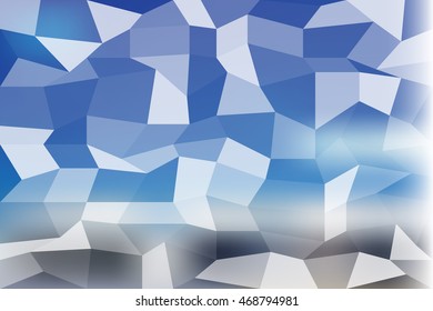 light multi color polygonal background. vector illustration. for design, business cover, card, wallpaper