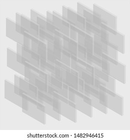 Light Multicolor, 3D graycolor vector shining triangular template. illustration in abstract style with gradient. The completely new template can be used for your brand book. - เวกเตอร์