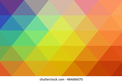 Light multicolor abstract mosaic template. Creative illustration in halftone style with gradient. Brand-new style for your business design.