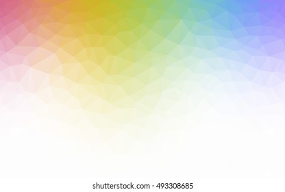 Light multicolor abstract mosaic template. A vague abstract illustration with gradient. Brand-new design for your business.