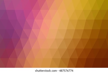 Light multicolor abstract polygonal background. A vague abstract illustration with gradient. The best triangular design for your business.