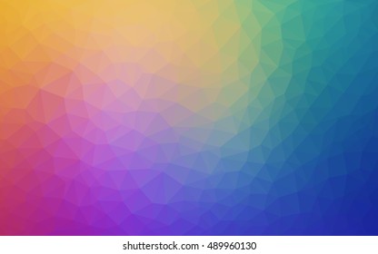 Light multicolor abstract polygonal background. Modern geometrical abstract illustration with gradient. The textured pattern can be used for background.
