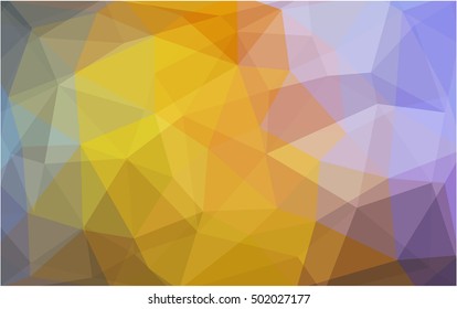 Light multicolor abstract polygonal template. A vague abstract illustration with gradient. The completely new template can be used for your brand book.