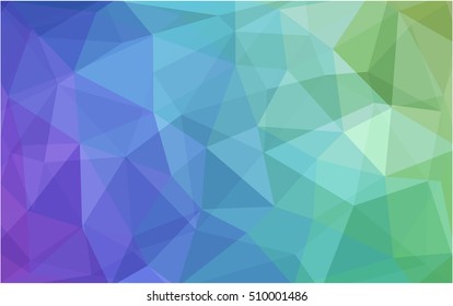 Light multicolor abstract polygonal template. An elegant bright illustration with gradient. Triangular pattern for your business design.