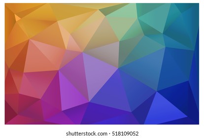 Light Multicolor abstract textured polygonal background. Vector blurry triangle design. Pattern can be used for background.
