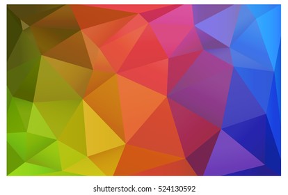 Light Multicolor abstract textured polygonal background. Vector blurry triangle design. Pattern can be used for background.