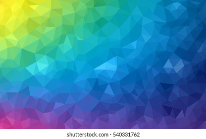 Light Multicolor abstract textured polygonal background. Vector blurry triangle design. Pattern can be used for background.