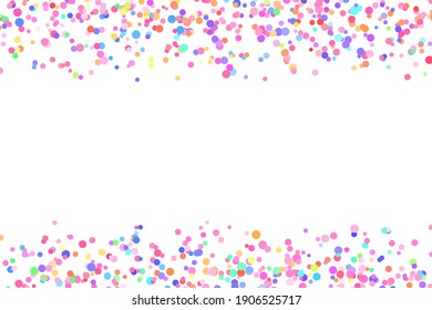 Light multicolor background, colorful vector texture with circles. Splash effect banner. Glitter dotted abstract illustration with blurred drops of rain. Pattern for web page, wallpaper, poster, card.