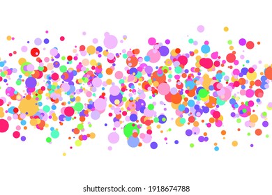 Light multicolor background, colorful vector texture with circles. Splash effect banner. Glitter silver dot abstract illustration with blurred drops of rain. Pattern for web page, banner,poster, card.
