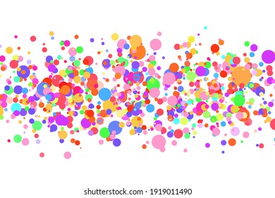 Light multicolor background, colorful vector texture with circles. Splash effect banner. Glitter silver dot abstract illustration with blurred drops of rain. Pattern for web page, banner,poster, card.