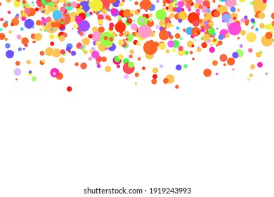 Light multicolor background, colorful vector texture with circles. Splash effect banner. Glitter silver dot abstract illustration with blurred drops of rain. Pattern for web page, banner,poster, card.