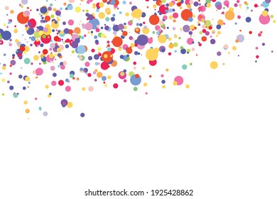 Light multicolor background, colorful vector texture with circles. Splash effect banner. Glitter silver dot abstract illustration with blurred drops of rain. Pattern for web page, banner,poster, card.