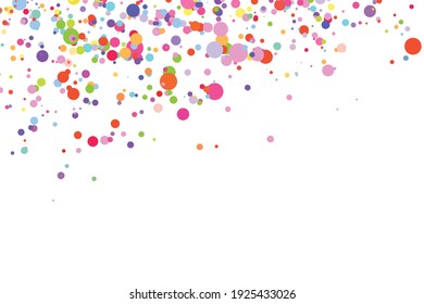 Light multicolor background, colorful vector texture with circles. Splash effect banner. Glitter silver dot abstract illustration with blurred drops of rain. Pattern for web page, banner,poster, card.