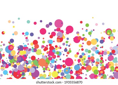 Light multicolor background, colorful vector texture with circles. Splash effect banner. Glitter silver dot abstract illustration with blurred drops of rain. Pattern for web page, banner,poster, card.