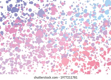 Light multicolor background, colorful vector texture with circles. Splash effect banner. Glitter silver dot abstract illustration with blurred drops of rain. Pattern for web page, banner,poster, card.