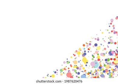 Light multicolor background, colorful vector texture with circles. Splash effect banner. Glitter silver dot abstract illustration with blurred drops of rain. Pattern for web page, banner,poster, card.