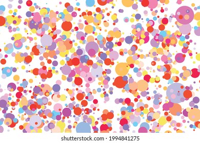 Light multicolor background, colorful vector texture with circles. Splash effect banner. Glitter silver dot abstract illustration with blurred drops of rain. Pattern for web page, banner,poster, card.