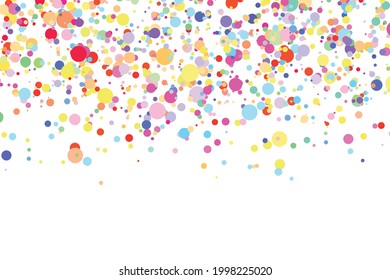 Light multicolor background, colorful vector texture with circles. Splash effect banner. Glitter silver dot abstract illustration with blurred drops of rain. Pattern for web page, banner,poster, card.