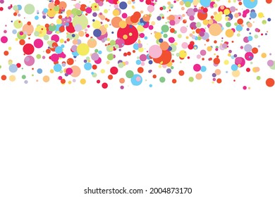 Light multicolor background, colorful vector texture with circles. Splash effect banner. Glitter silver dot abstract illustration with blurred drops of rain. Pattern for web page, banner,poster, card.