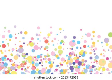 Light multicolor background, colorful vector texture with circles. Splash effect banner. Glitter silver dot abstract illustration with blurred drops of rain. Pattern for web page, banner,poster, card.