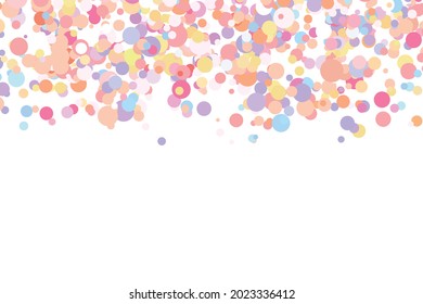 Light multicolor background, colorful vector texture with circles. Splash effect banner. Glitter silver dot abstract illustration with blurred drops of rain. Pattern for web page, wallpaper, poster.