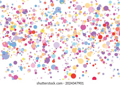 Light multicolor background, colorful vector texture with circles. Splash effect banner. Glitter silver dot abstract illustration with blurred drops of rain. Pattern for web page, banner,poster, card.