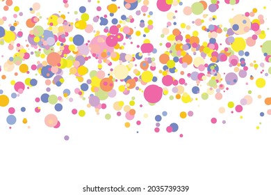 Light multicolor background, colorful vector texture with circles. Splash effect banner. Glitter silver dot abstract illustration with blurred drops of rain. Pattern for web page, banner,poster, card.