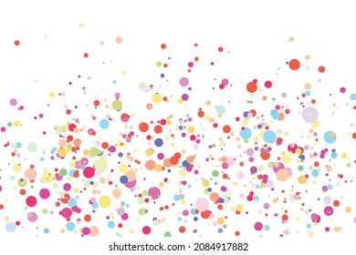 Light multicolor background, colorful vector texture with circles. Splash effect banner. Glitter silver dot abstract illustration with blurred drops of rain. Pattern for web page, banner,poster, card.