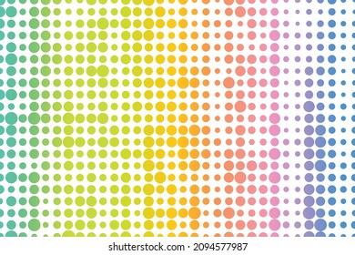 Light multicolor background, colorful vector texture with circles. Splash effect banner. Dotted abstract illustration with blurred drops of rain. Pattern for web page, banner,poster, card.