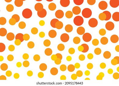 Light multicolor background, colorful vector texture with circles. Splash effect banner. Dotted abstract illustration with blurred drops of rain. Pattern for web page, banner,poster, card.