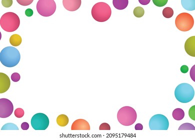 Light multicolor background, colorful vector texture with circles. Splash effect banner. Dotted abstract illustration with blurred drops of rain. Pattern for web page, banner,poster, card.