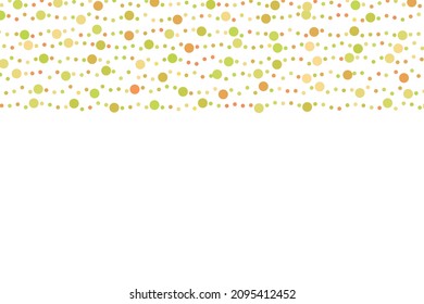 Light multicolor background, colorful vector texture with circles. Splash effect banner. Dotted abstract illustration with blurred drops of rain. Pattern for web page, banner,poster, card.